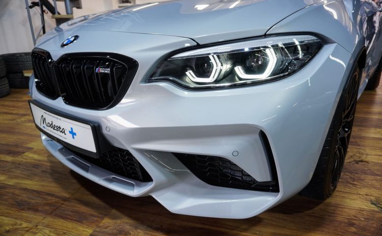  BMW M2 Competition – Hockenheim Silver – piękny kolor zabezpieczony na lata powłoką ceramiczną Modesty