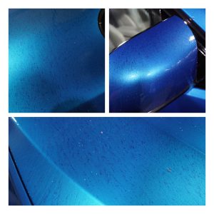 Korekta lakieru - onestep - błękitne BMW X5 14